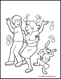 Dancing Coloring Page Google Search Dance Coloring Pages Coloring Pictures For Kids Coloring Pages