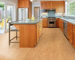 By learning more about the installation process and all of the pros and cons. Kitchen Flooring With Natural Cork Flooring Material Floating Or Tiles