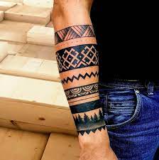 Polynesian tattoo sleeve pattern , samoan sketch forearm and foot design, maori stencil bracelet armband tattoo tribal, band fabric template seamless. Tattoo Arm Forearm Band Tattoos Tribal Arm Tattoos Tribal Forearm Tattoos