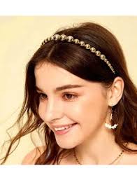 ELISE RYAN Lesklý zlatý batoh