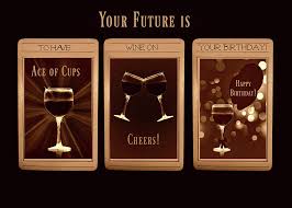 Create a truly personal gift. Funny Wine Themed Fortune Telling Wine On Birthday Tarot Cards Photograph By Stephanie Laird