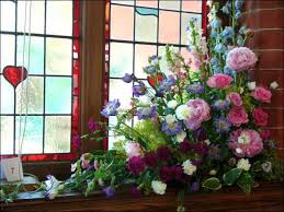Windows Church Flowers Flower Festival Flower Arrangements