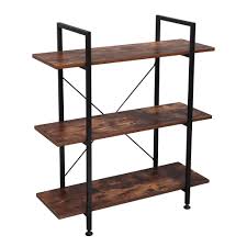 Rose gold metal bookshelf magazine book stand rack holder, desktop organizer. 3 Tier 4 Tier Industrial Bookcase And Book Shelves Vintage Wood And Metal Bookshelves Multipurpose Utility Organizer Shelf Rack Buy At The Price Of 83 33 In Aliexpress Com Imall Com