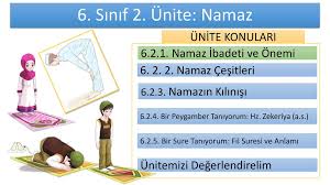 6 Sinif 2 Unite Namaz Unite Konulari Namaz Ibadeti Ve Onemi Ppt Indir