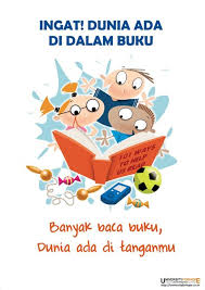Orang yang melihat poster secara cepat untuk itu, buatlah kalimat yang singkat agar bisa dibaca hanya dalam waktu beberapa datik saja. Gambar Poster Membaca