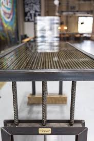 Rebar Strong Hold Table Etsy Table Metal Table Rebar