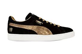 Black And Gold Puma Shoes Puma Suede Since 68 Pack Puma Suede Classic Sneakers Puma