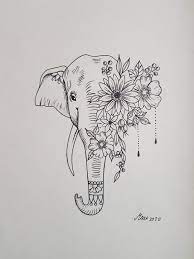 Feminine Elephant Tattoo Idea Cute Elephant Tattoo Mandala Elephant Tattoo Elephant Tattoo