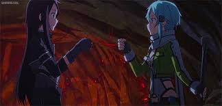 Kirito et son ami d'enfance, eugeo, ont été élevés dans le village de rulid et ont été chargés de couper un arbre noir colossal appelé gigas cedar. Pin By Monica On Cartoon Pfps In 2021 Sword Art Online Yuuki Sword Art Sword Art Online