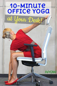 10 Minute Office Yoga At Your Desk In 2020 Office Yoga Yoga For Beginners Yoga Routine