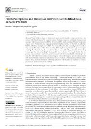 Why does wheat bread smell like alcohol? Pdf Harm Perceptions And Beliefs About Potential Modified Risk Tobacco Products