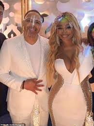 Cynthia bailey shared how she feels about nene leakes attending her future wedding to her fiance mike hill. Rhoa S Cynthia Bailey Hired Own Camera Crew To Film Her Wedding Daily Mail Online