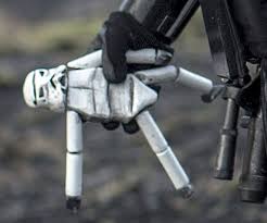It costs $727.13 and does double duty as a grill and a wood burner. Star Wars Rogue One Stormtrooper Doll