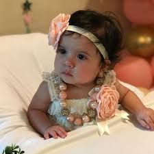 Ivory and Peach Lace Romper 1st Birthday Girl Outfit Baby Headband Flower  Girl Cake Smash Easter Outfit Baby Vintage Style Heritage