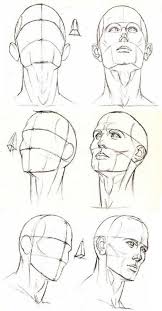 57 Ideas For Drawing Reference Head Positions Drawing People Drawing Heads Anatomy Drawing