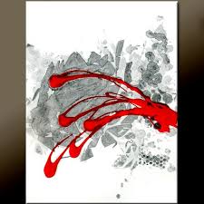 Abstract Black And Red Paintings Pin By Tasha Taylor On The Estates Original Abstract Art Painting Abstract Canvas Canvas Art Painting