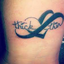 Infinity Tattoos Infinity Heart Unique Thick Thin Black Tattoo Uncategorized Tattoos Heart Tattoos With Names Infinity Tattoos Infinity Tattoo