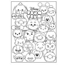 Tsum Tsum Para Colorear