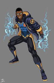 Jefferson pierce grew up in a troubled neighborhood but a mentor taught him to bottle his powers so that he wouldn't hurt anyone. Nightclaw Created And Commissioned By Takenstormcaller Superhero Art Superhero Design Black Comics