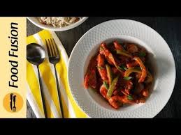 Schezwan Chicken Recipe By Food Fusion Youtube Schezwan Chicken Food Recipes