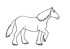Horse clipart black and white. How To Draw Horses Step By Step Easy Animals 2 Draw