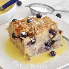 In a large bowl, blend sugar, cinnamon and nutmeg. Cooking With Manuela Homemade Blueberry Bread Pudding