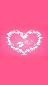 Pink kisses wallpaper vectors (877). Iphone 5c Wallpaper Pink Kisses Wallpaper Retina Wallpaper Love Wallpaper