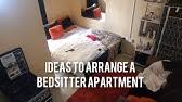 Add your bed in the middle of the wall and look for two small tables that will sit either side. How To Arrange A Bedsitter Tips Studio Apartment Hacks Ideas Bedsitter Nairobi Ms Wit Youtube