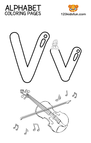 Violin coloring page twisty noodle music coloring violin. Free Printable Alphabet Coloring Pages For Kids 123 Kids Fun Apps