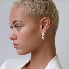 Melissa Kaye 18K Yellow Gold Maya Diamond Earrings