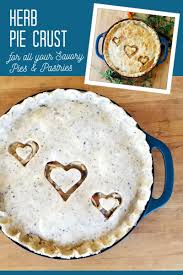 Savory Herb Pie Crust Recipe Recipes Pie Crust Food