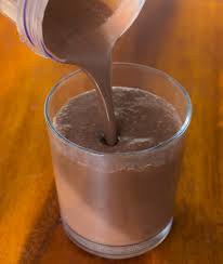 healthy chocolate shamrock shakes