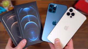 Apple Iphone 12 Pro Unboxing Gold Vs Pacific Blue Iphone Apple Iphone Pacific Blue