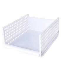 Take a stack of 8 x 12 pieces of felt, thin craft foam sheets, or other flexible but sturdy. House Of Quirk Stackable Clothes Storage Basket Organizer Cabinet Drawer Shelf Diy Divider For Wardrobe Cupboard Kitchen Bathroom Office 30x40x18cm White Buy House Of Quirk Stackable Clothes Storage Basket Organizer Cabinet Drawer Shelf