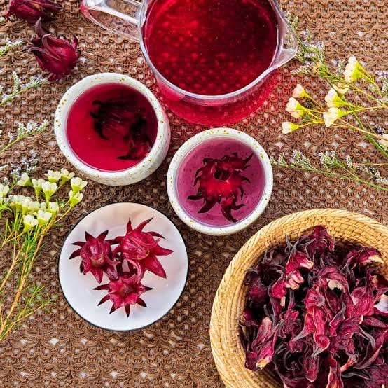 Thé d'hibiscus (Thé de roselle)