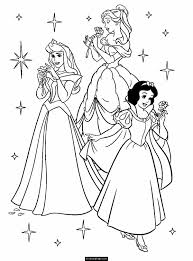 3 Princesses Disney Princess Coloring Pages Disney Princess Colors Cinderella Coloring Pages