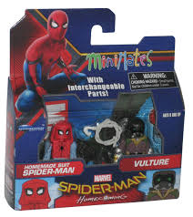 To this day, he is still blind and imprisoned. Marvel Spider Man Homecoming Homemade Suit Vulture Minimates Figure Set Walmart Com Walmart Com