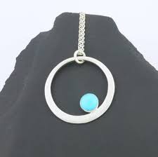 Maybe you would like to learn more about one of these? Sterling Silver Circle Necklaces For Women Turquoise Etsy