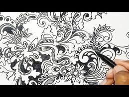 Ada jutaa jenis bunga di muka bumi ini. Menggambar Ragam Hias Flora 39 Youtube