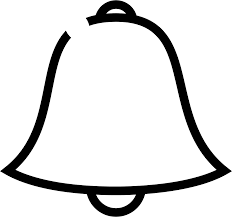 Small Bell Icon Free Download Png White Bell Svg Clipart Full Size Clipart 2549392 Pinclipart
