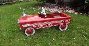 Vintage Amf Pedal Car Truck Fire Chief 503 Cool Old Toy Great Condition Ebay Vintage Pedal Cars Pedal Cars Vintage Fisher Price Toys
