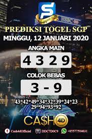 Prediksi Togel Singapura Minggu 12 Januari 2020 Singapura Minggu 22 Januari