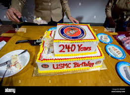 Celebratory Cake Is Shared With All Those In Attendance Of The 240th Birthday Of The U S Marine Corps At Rosenthal Theater Nov 10 On The Henderson Hall Portion Of Joint Base Myer Henderson