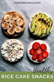 Maybe you would like to learn more about one of these? Rice Cake Snacks Healthy Recipes Jordo S World