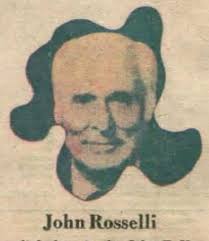 RARE Johnny Roselli picture from newspaper article. Chicago Mob