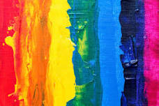 Rainbow Fun: Scrape Painting