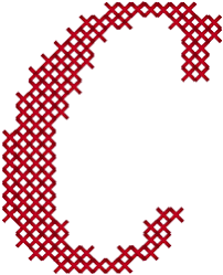 Cross stitch patterns the letter c. Cross Stitch Corsiva Alphabet Embroidery Designs 52 Design Set