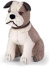 Each vinyl dog door insert is fusion welded with the same tooling and machinery used to make the doggy door factory's custom made pet doors are for all sizes and styles of vinyl sliding glass patio. Dora Designs Pedigree Collection Thurston The Bulldog Dog Door Stop Amazon De Kuche Haushalt