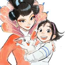 Watch online over the moon (2020) free full movie with english subtitle. Hikaritoriumi Posted On Their Instagram Profile Over The Moon Is Out On Netflix This Weekend I Did A Fanart Of My Fa Animation Film Moon Art Moon Drawing