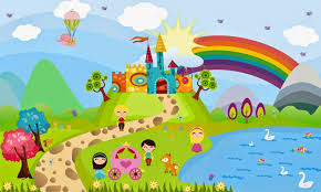 7 rumah kartun terkenal yang ternyata ada di. Kids Anak Kartun Mural